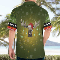 Merry ChristMoose Christmas Hawaiian Shirt Xmas Holiday Patterns - Wonder Print Shop