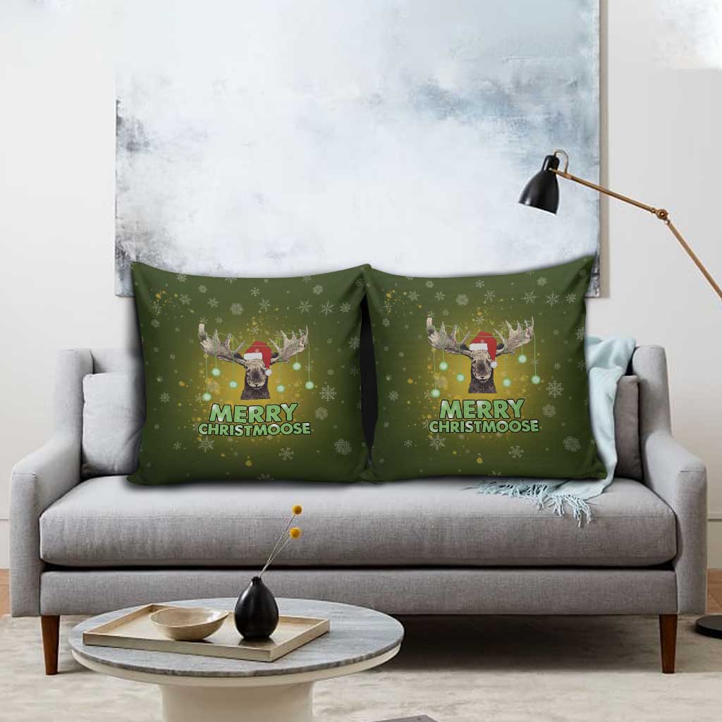 Merry ChristMoose Christmas Pillow Cover Xmas Holiday Patterns - Wonder Print Shop