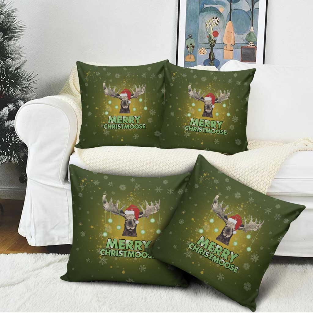 Merry ChristMoose Christmas Pillow Cover Xmas Holiday Patterns - Wonder Print Shop