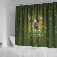 Merry ChristMoose Christmas Shower Curtain Xmas Holiday Patterns - Wonder Print Shop