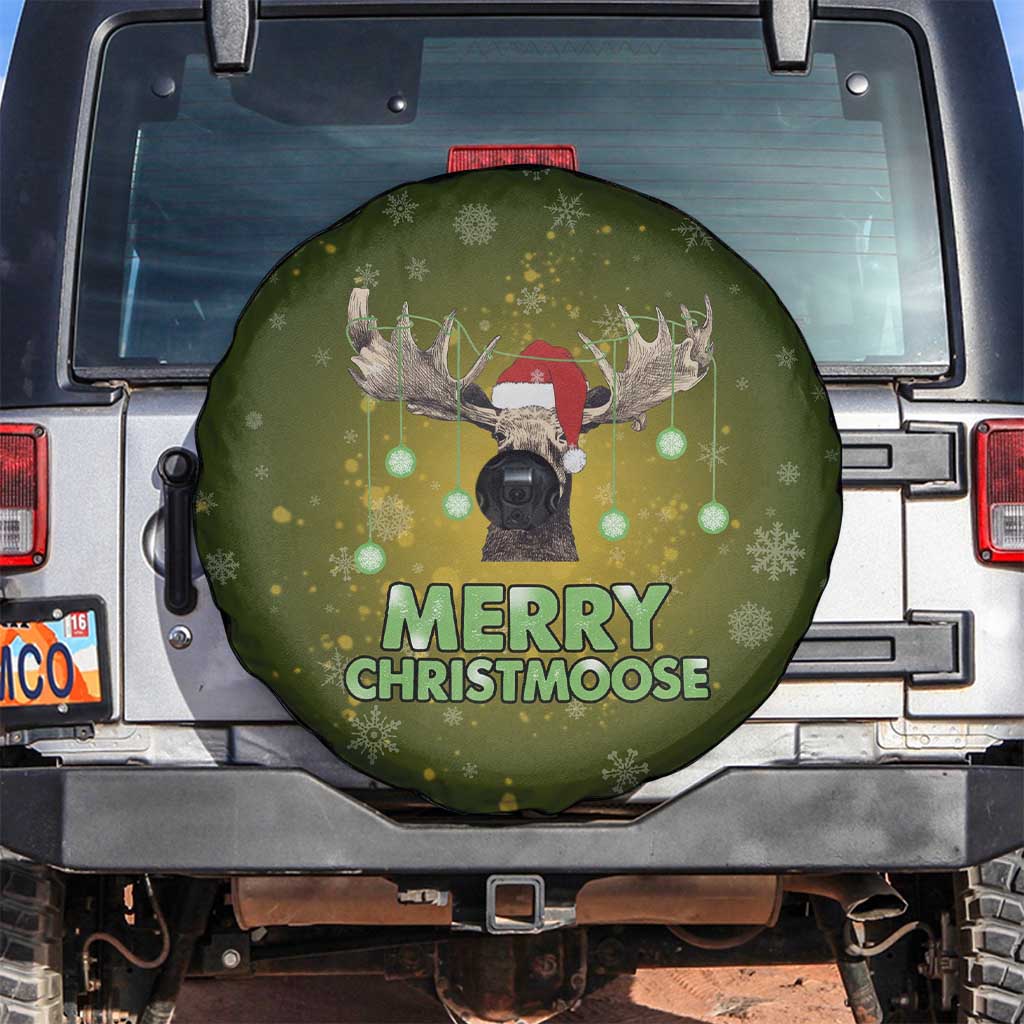 Merry ChristMoose Christmas Spare Tire Cover Xmas Holiday Patterns - Wonder Print Shop