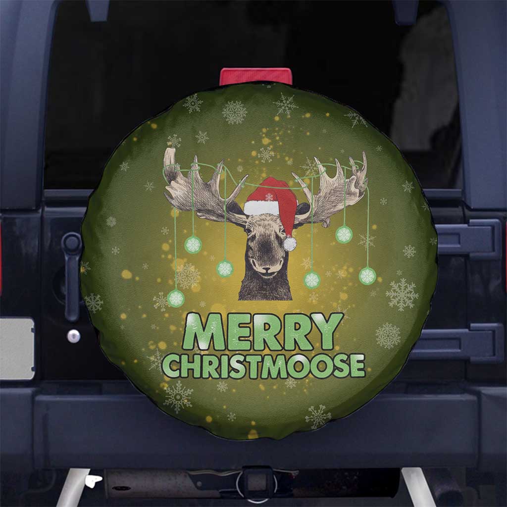 Merry ChristMoose Christmas Spare Tire Cover Xmas Holiday Patterns - Wonder Print Shop