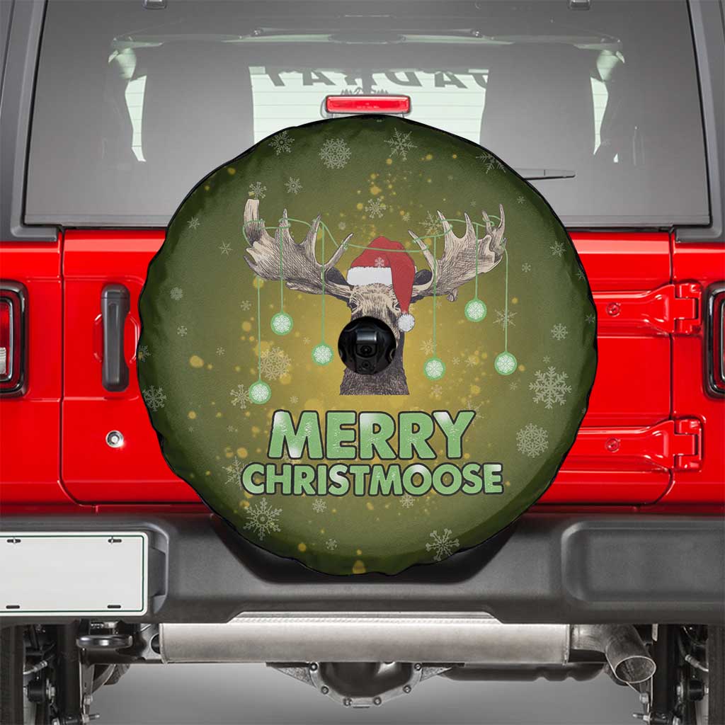Merry ChristMoose Christmas Spare Tire Cover Xmas Holiday Patterns - Wonder Print Shop