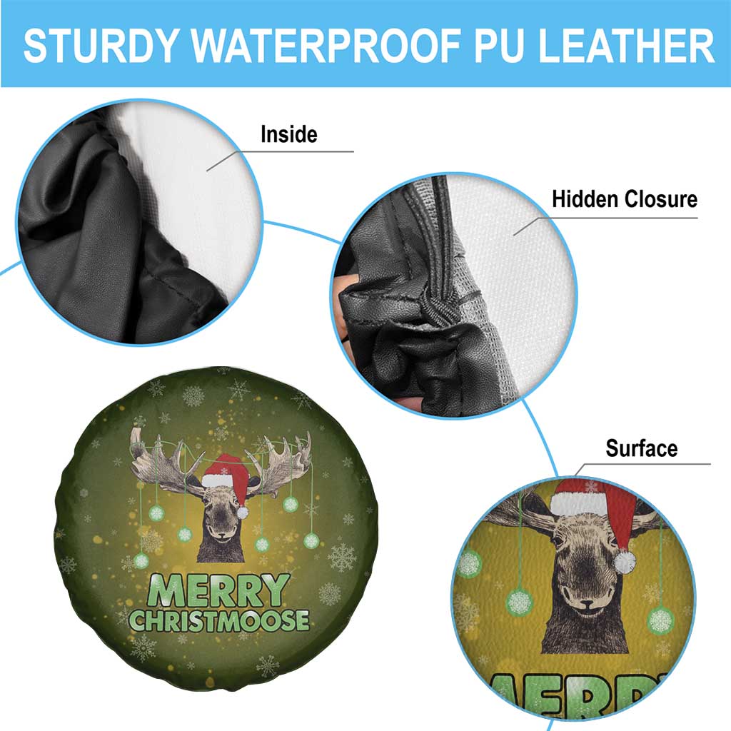 Merry ChristMoose Christmas Spare Tire Cover Xmas Holiday Patterns - Wonder Print Shop
