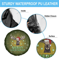 Merry ChristMoose Christmas Spare Tire Cover Xmas Holiday Patterns - Wonder Print Shop