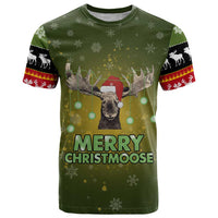 Merry ChristMoose Christmas T Shirt Xmas Holiday Patterns - Wonder Print Shop