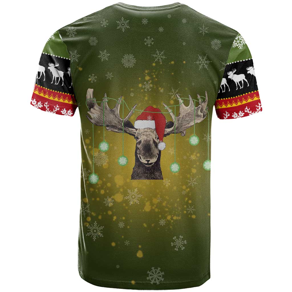 Merry ChristMoose Christmas T Shirt Xmas Holiday Patterns - Wonder Print Shop