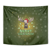 Merry ChristMoose Christmas Tapestry Xmas Holiday Patterns - Wonder Print Shop