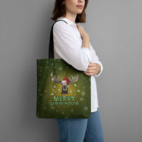 Merry ChristMoose Christmas Tote Bag Xmas Holiday Patterns - Wonder Print Shop