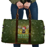 Merry ChristMoose Christmas Travel Bag Xmas Holiday Patterns - Wonder Print Shop