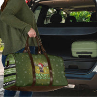 Merry ChristMoose Christmas Travel Bag Xmas Holiday Patterns - Wonder Print Shop