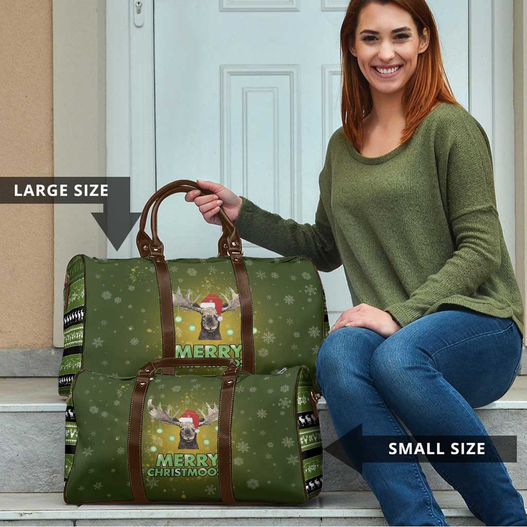 Merry ChristMoose Christmas Travel Bag Xmas Holiday Patterns - Wonder Print Shop