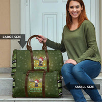 Merry ChristMoose Christmas Travel Bag Xmas Holiday Patterns - Wonder Print Shop