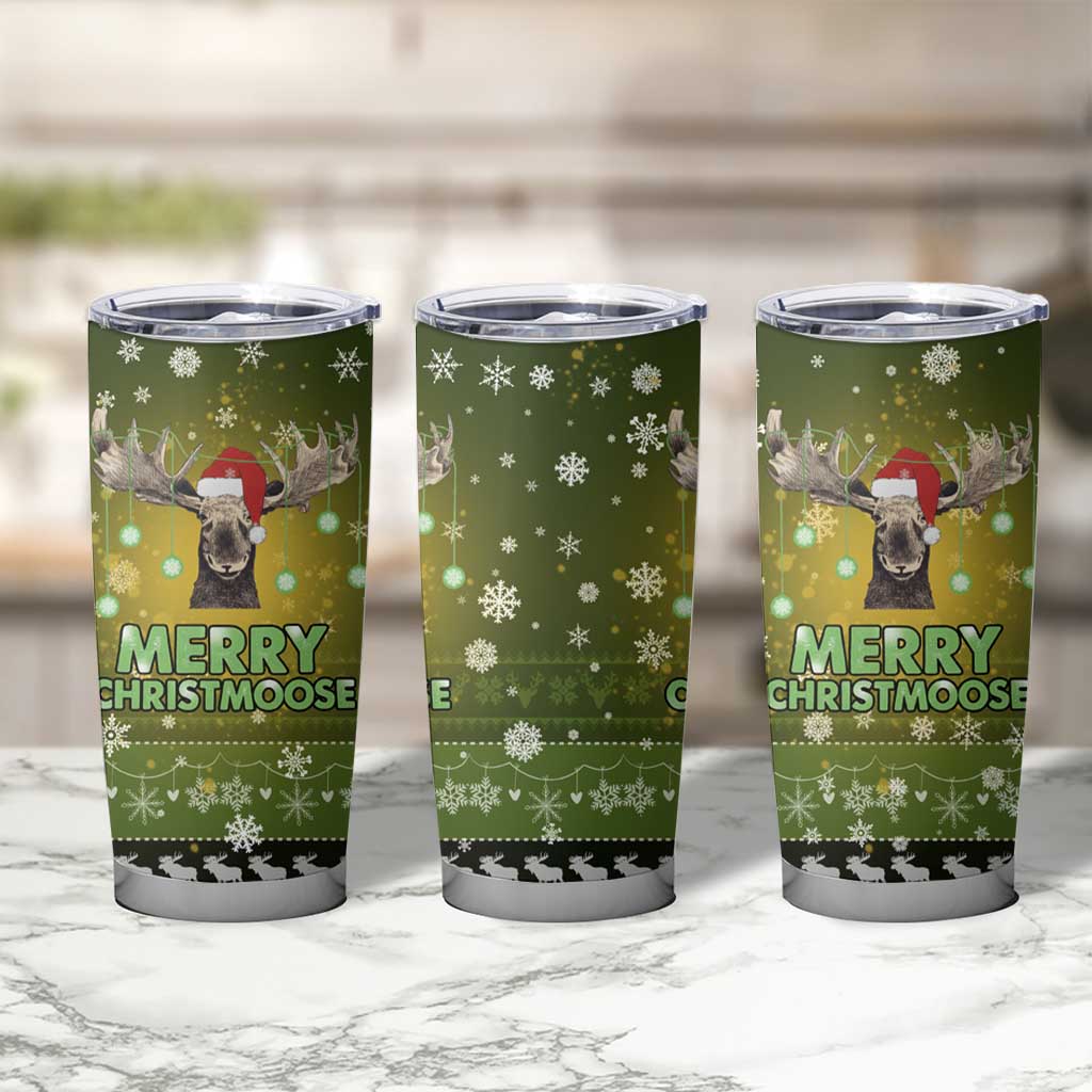 Merry ChristMoose Christmas Tumbler Cup Xmas Holiday Patterns - Wonder Print Shop