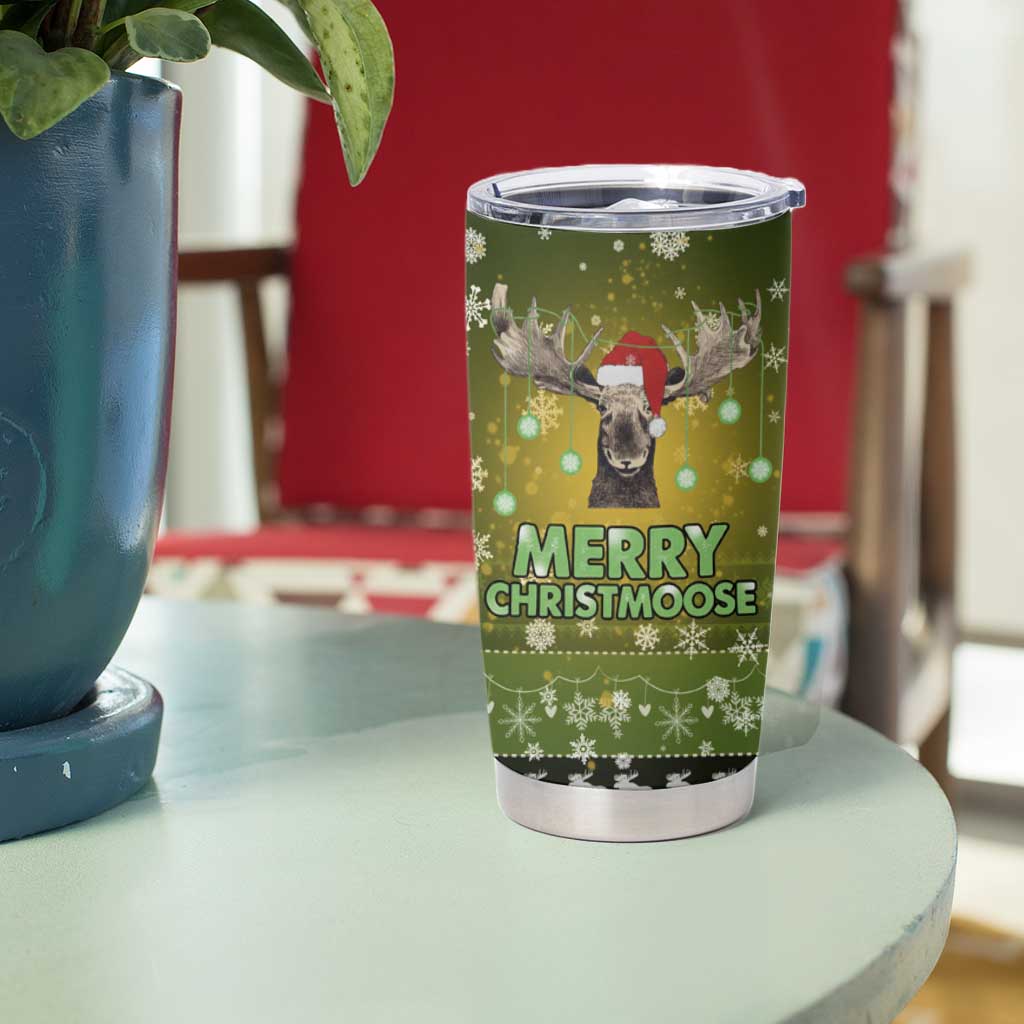 Merry ChristMoose Christmas Tumbler Cup Xmas Holiday Patterns - Wonder Print Shop