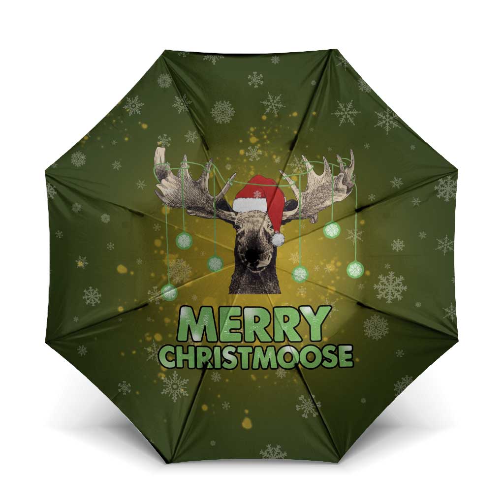 Merry ChristMoose Christmas Umbrella Xmas Holiday Patterns - Wonder Print Shop