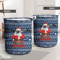 Merry Clickmas Christmas Laundry Basket Xmas Holiday Patterns - Wonder Print Shop
