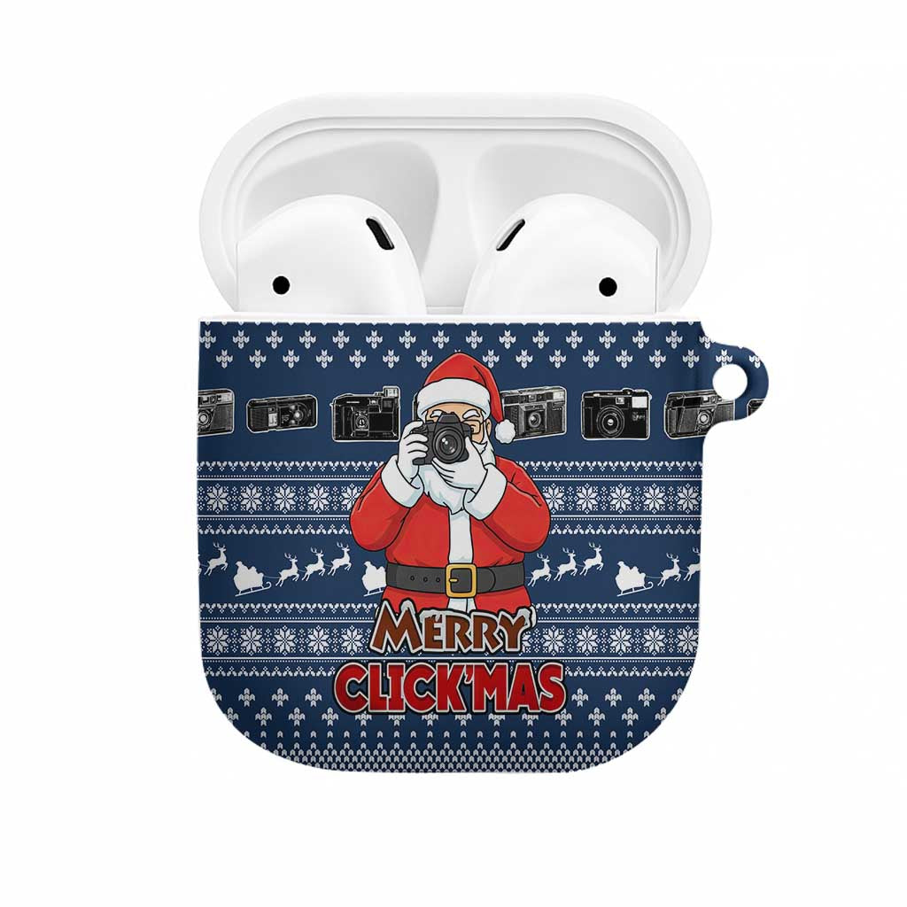 Merry Clickmas Christmas AirPods Case Xmas Holiday Patterns - Wonder Print Shop