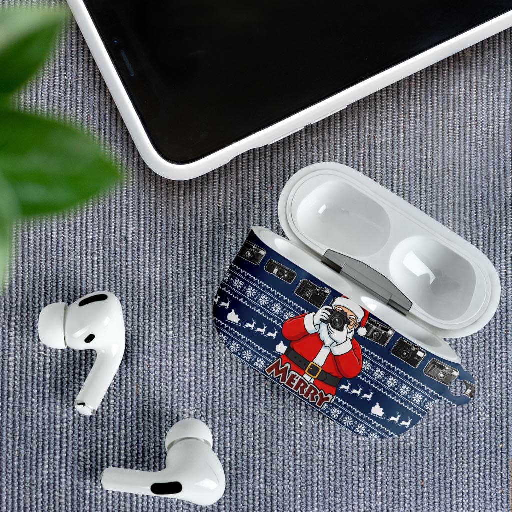 Merry Clickmas Christmas AirPods Case Xmas Holiday Patterns - Wonder Print Shop