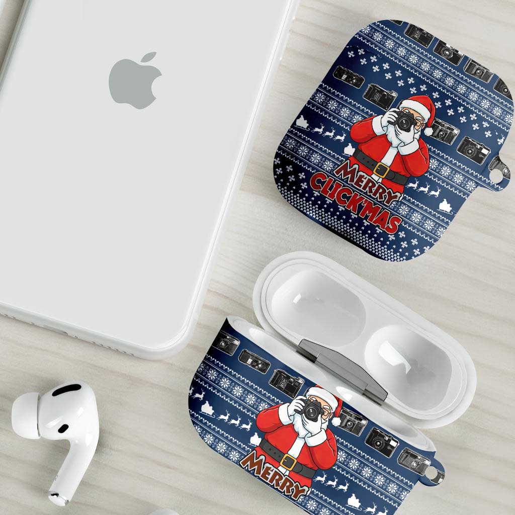 Merry Clickmas Christmas AirPods Case Xmas Holiday Patterns - Wonder Print Shop