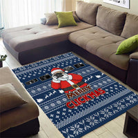 Merry Clickmas Christmas Area Rug Xmas Holiday Patterns - Wonder Print Shop
