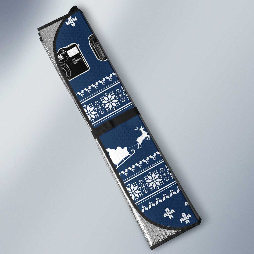 Merry Clickmas Christmas Auto Sun Shade Xmas Holiday Patterns - Wonder Print Shop