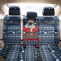 Merry Clickmas Christmas Back Car Seat Cover Xmas Holiday Patterns - Wonder Print Shop