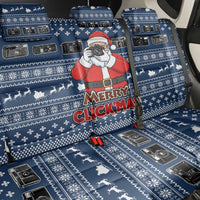 Merry Clickmas Christmas Back Car Seat Cover Xmas Holiday Patterns - Wonder Print Shop