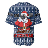 Merry Clickmas Christmas Baseball Jersey Xmas Holiday Patterns - Wonder Print Shop