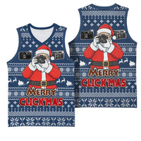 Merry Clickmas Christmas Basketball Jersey Xmas Holiday Patterns - Wonder Print Shop