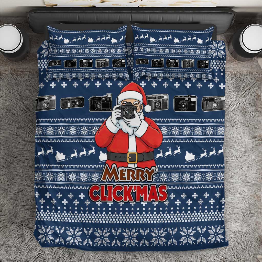 Merry Clickmas Christmas Bedding Set Xmas Holiday Patterns - Wonder Print Shop