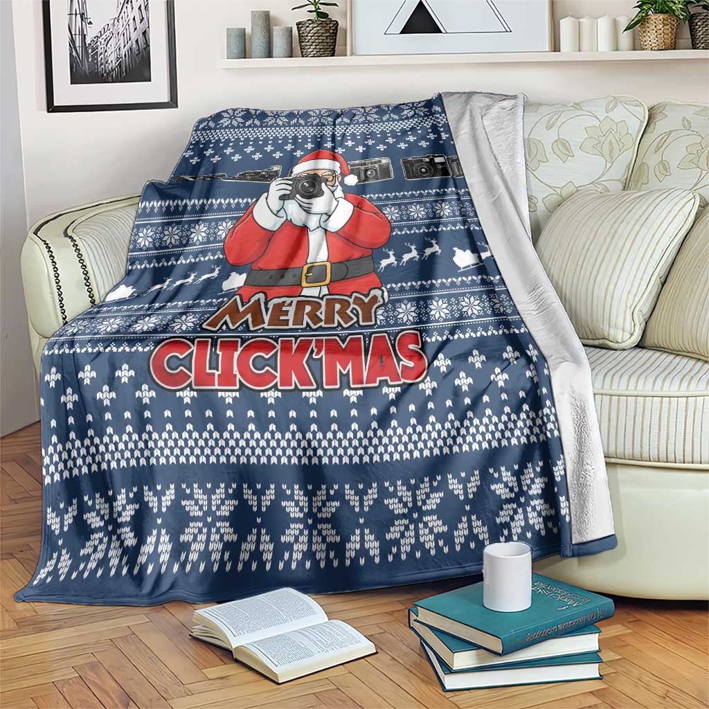 Merry Clickmas Christmas Blanket Xmas Holiday Patterns - Wonder Print Shop