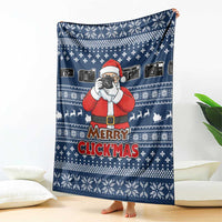 Merry Clickmas Christmas Blanket Xmas Holiday Patterns - Wonder Print Shop