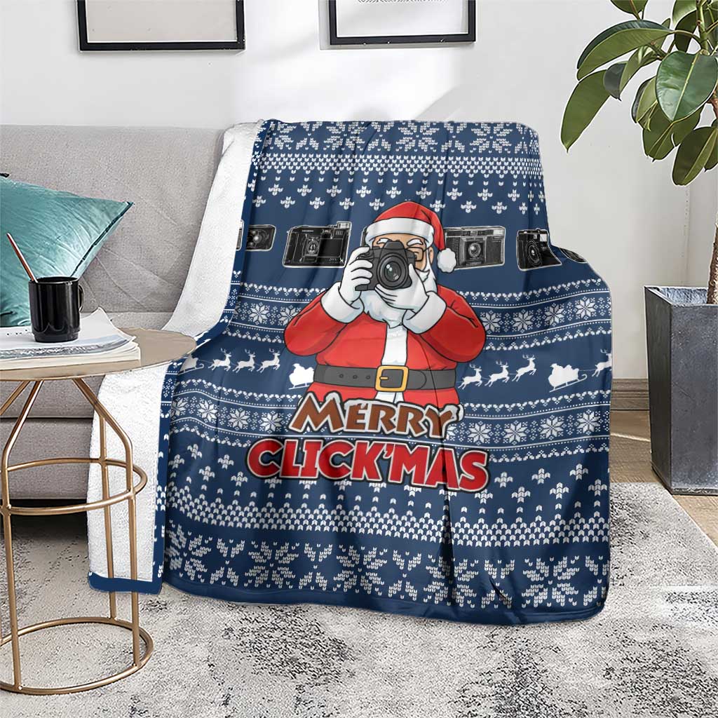 Merry Clickmas Christmas Blanket Xmas Holiday Patterns - Wonder Print Shop