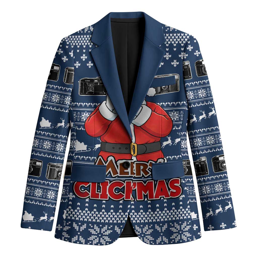 Merry Clickmas Christmas Blazer Xmas Holiday Patterns - Wonder Print Shop