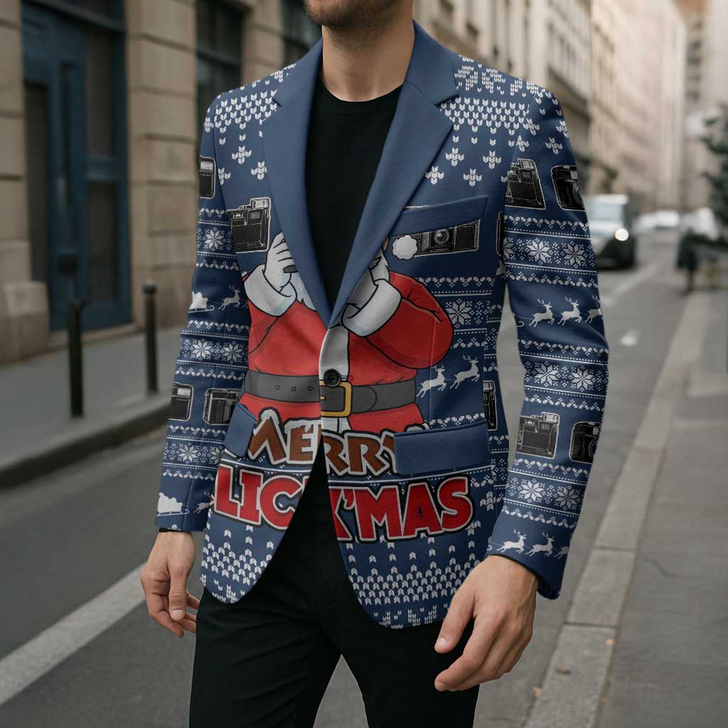 Merry Clickmas Christmas Blazer Xmas Holiday Patterns - Wonder Print Shop
