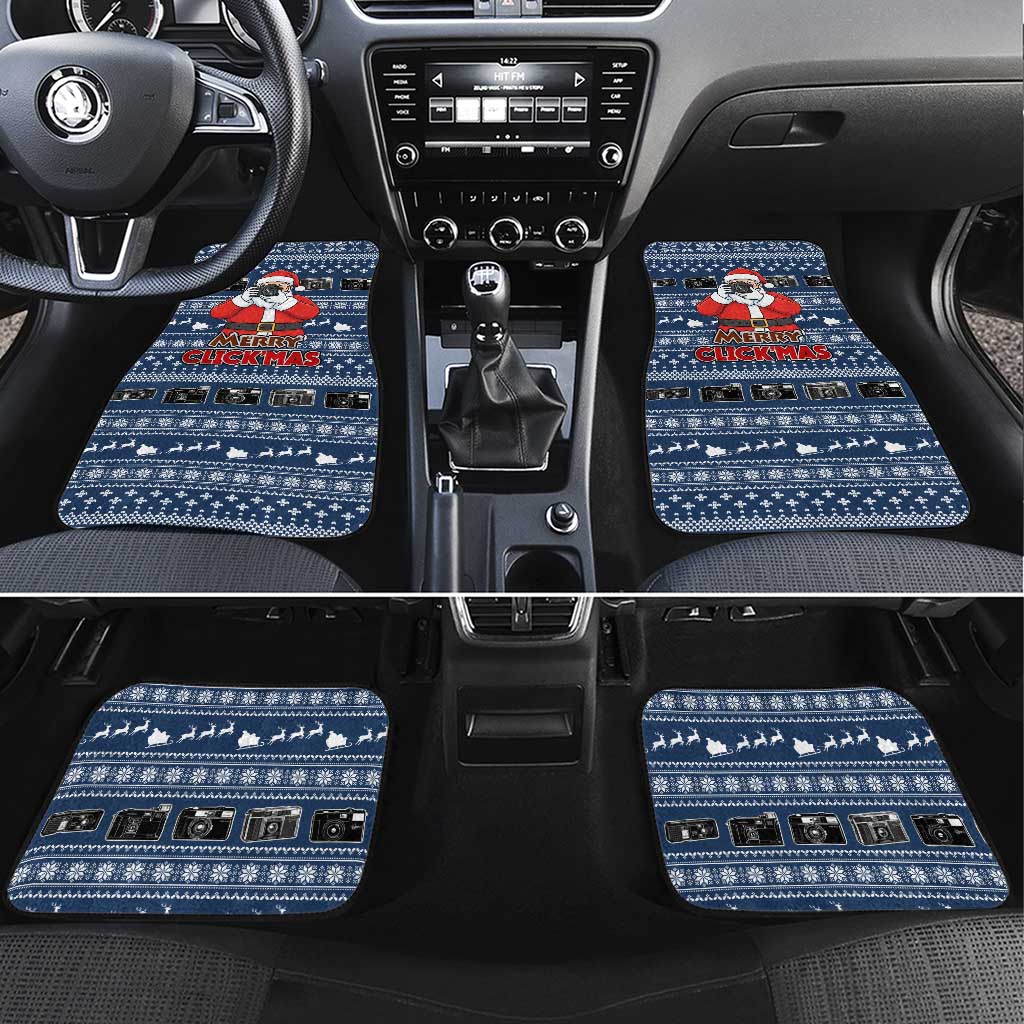 Merry Clickmas Christmas Car Mats Xmas Holiday Patterns - Wonder Print Shop