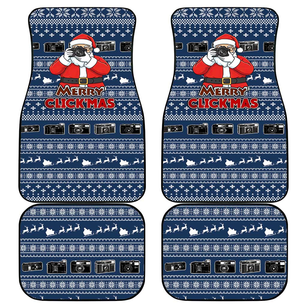 Merry Clickmas Christmas Car Mats Xmas Holiday Patterns - Wonder Print Shop