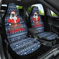 Merry Clickmas Christmas Car Seat Cover Xmas Holiday Patterns - Wonder Print Shop