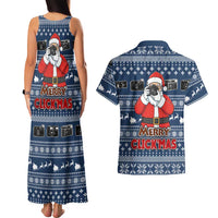Merry Clickmas Christmas Couples Matching Tank Maxi Dress and Hawaiian Shirt Xmas Holiday Patterns - Wonder Print Shop
