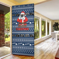 Merry Clickmas Christmas Door Cover Xmas Holiday Patterns - Wonder Print Shop