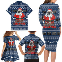 Merry Clickmas Christmas Family Matching Long Sleeve Bodycon Dress and Hawaiian Shirt Xmas Holiday Patterns - Wonder Print Shop