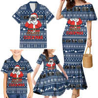 Merry Clickmas Christmas Family Matching Mermaid Dress and Hawaiian Shirt Xmas Holiday Patterns - Wonder Print Shop