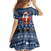 Merry Clickmas Christmas Family Matching Off Shoulder Short Dress and Hawaiian Shirt Xmas Holiday Patterns - Wonder Print Shop