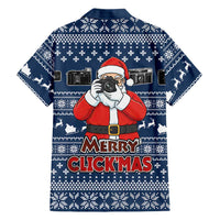 Merry Clickmas Christmas Family Matching Off Shoulder Short Dress and Hawaiian Shirt Xmas Holiday Patterns - Wonder Print Shop