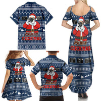 Merry Clickmas Christmas Family Matching Summer Maxi Dress and Hawaiian Shirt Xmas Holiday Patterns - Wonder Print Shop