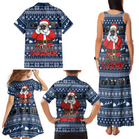 Merry Clickmas Christmas Family Matching Tank Maxi Dress and Hawaiian Shirt Xmas Holiday Patterns - Wonder Print Shop