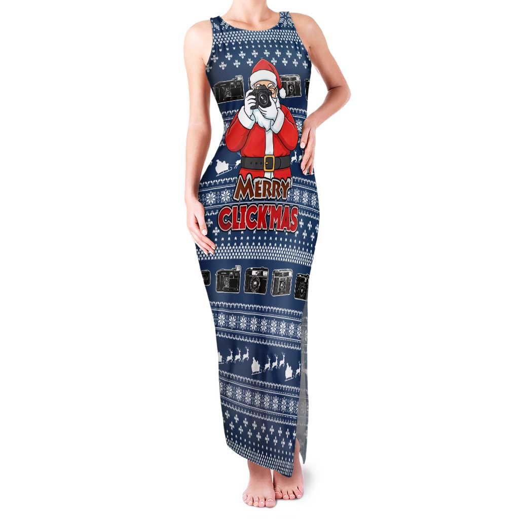 Merry Clickmas Christmas Family Matching Tank Maxi Dress and Hawaiian Shirt Xmas Holiday Patterns - Wonder Print Shop