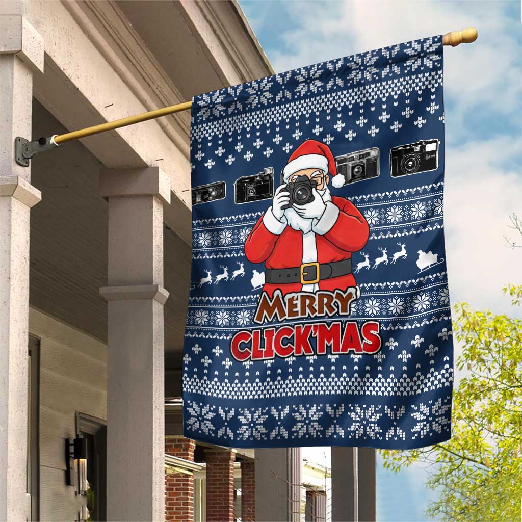 Merry Clickmas Christmas Garden Flag Xmas Holiday Patterns - Wonder Print Shop