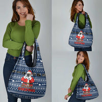Merry Clickmas Christmas Grocery Bag Xmas Holiday Patterns - Wonder Print Shop